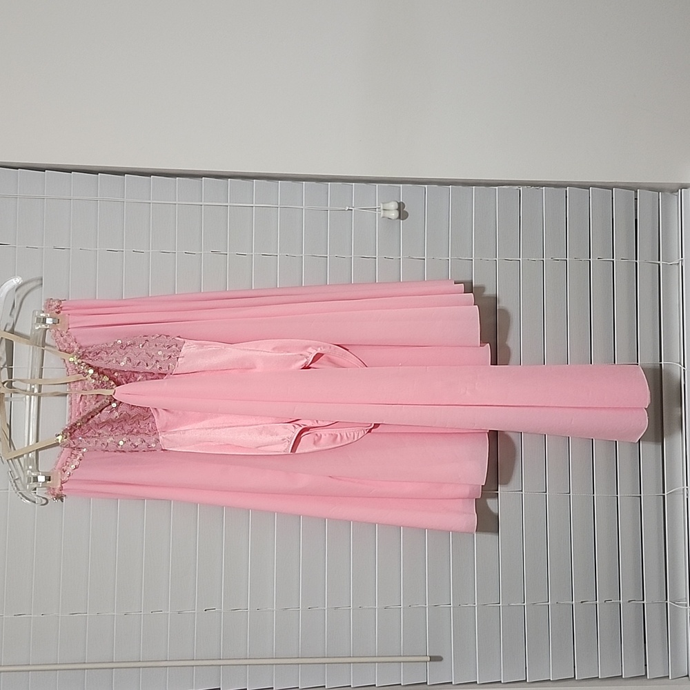 Pink Two-Piece Dance Costume